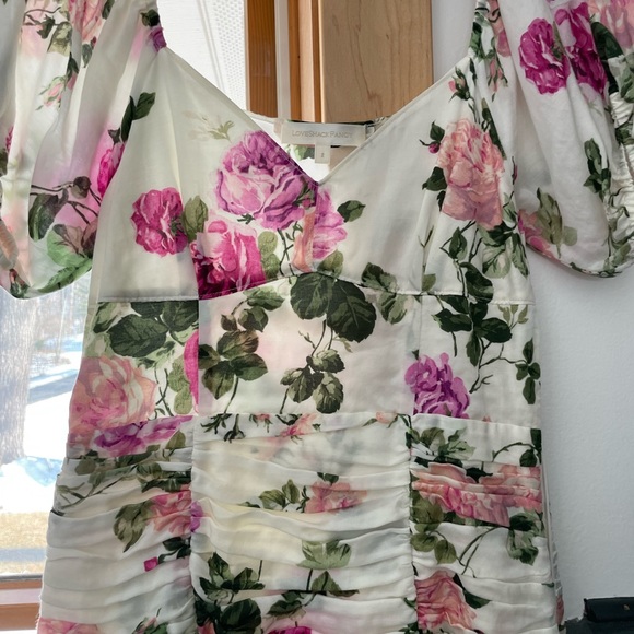 Loveshackfancy bell sleeve floral dress - Picture 2 of 4